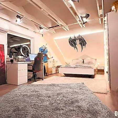 Dragon's Nest: Cozy & Modern Attic Loft Nuremberg 5* Schwaig bei Nürnberg