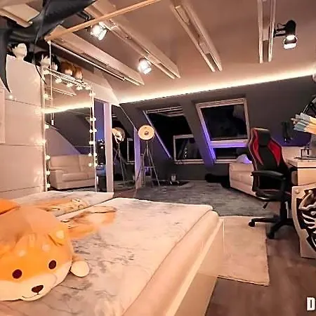 Dragon's Nest: Cozy & Modern Attic Loft Nuremberg 5* Schwaig bei Nürnberg
